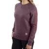 Carhartt Women's Relaxed Fit Midweight Crewneck Block Logo Sleeve Graphic Sweatshirt -Western Cowboy Equipment Store 2000353049 500 P1
