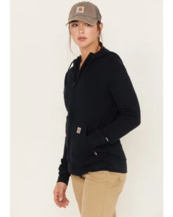 Carhartt Women's Force FR Relaxed Fit Zip Front Sweatshirt Work Hoodie -Western Cowboy Equipment Store 2000353508 410 P2