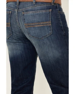Cinch Men's Silver Label Medium Stonewash Performance Stretch Slim Straight Jeans 9 Cinch Men's Silver Label Medium Stonewash Performance Stretch Slim Straight Jeans -Western Cowboy Equipment Store 2000355892 402 P4