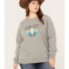 Ariat Women's R.E.A.L. Pacific Steerhead Sweatshirt - Plus -Western Cowboy Equipment Store 2000357026 070 P1