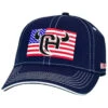 Cowboy Hardware Men's Navy Logo Flag Patch Solid-Back Ball Cap -Western Cowboy Equipment Store 2000359216 410 P1