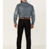 Rock & Roll Denim Men's Hooey Dark Wash Double Barrel Relaxed Stackable Bootcut Jeans -Western Cowboy Equipment Store 2000360315 400 P1