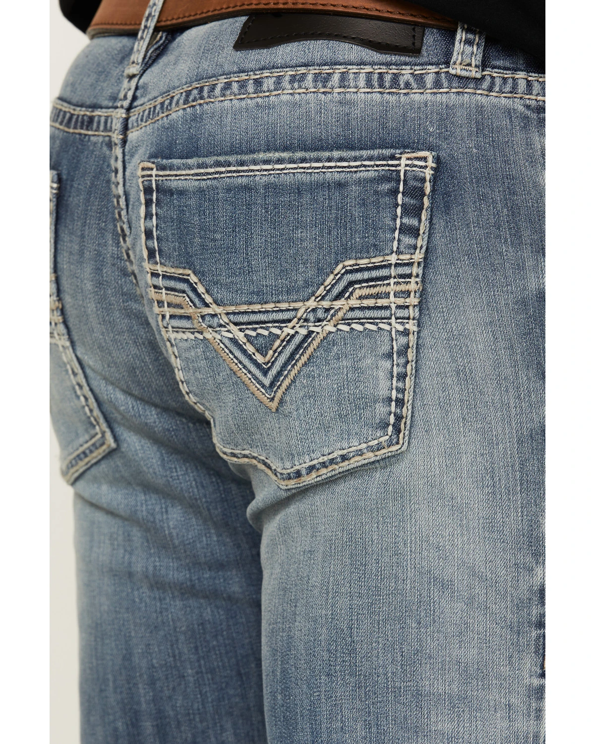 Rock & Roll Denim Men's Rifle Stretch Regular Skinny Jeans 4 Rock & Roll Denim Men's Rifle Stretch Regular Skinny Jeans - Image 2