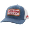 Hooey Kids' Denim Cactus Ropes Patch Mesh Back Trucker Cap