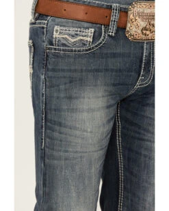 Rock & Roll Denim Men's Medium Vintage Pistol Stretch Regular Straight Jeans -Western Cowboy Equipment Store 2000361609 400 P4