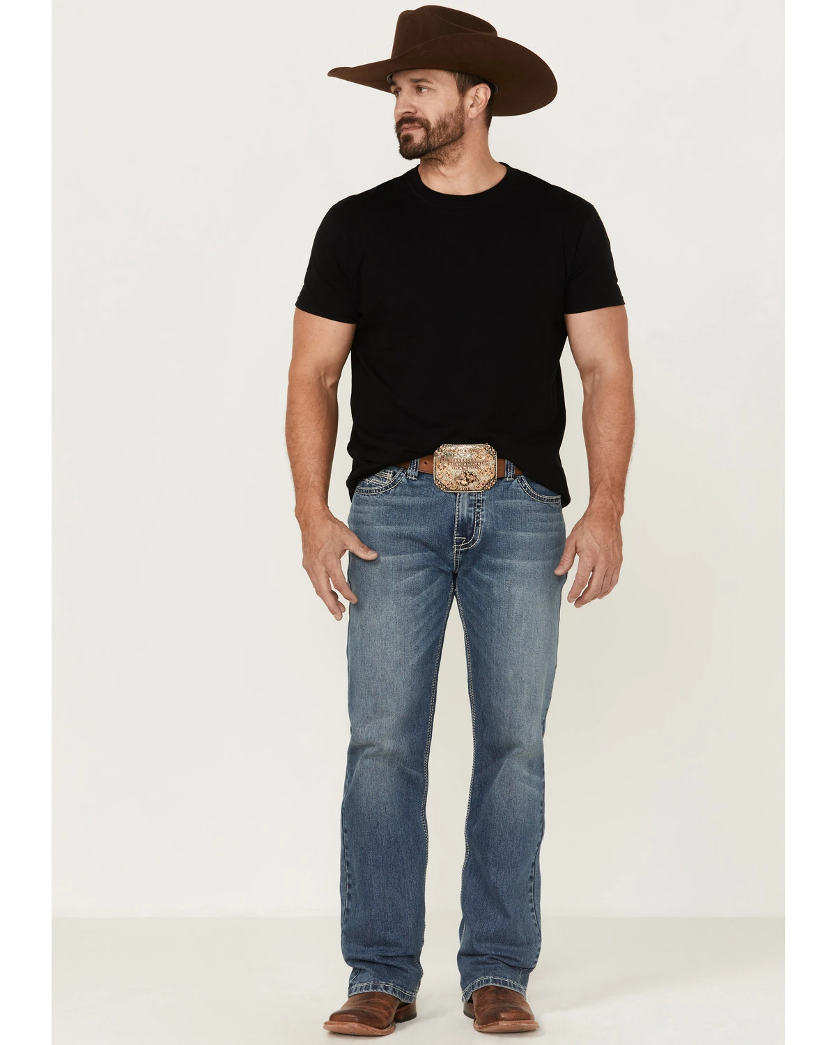 Rock & Roll Denim Men's Double Barrel Reflex Stretch Relaxed Straight Jeans 5 Rock & Roll Denim Men's Double Barrel Reflex Stretch Relaxed Straight Jeans - Image 3