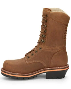 Chippewa Men's Thunderstruck 10" Waterproof Insulated Lace-Up Work Logger Boot - Nano Composite Toe -Western Cowboy Equipment Store 2000362665 280 P3