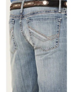 Cinch Men's Grant Light Stonewash Performance Stretch Relaxed Bootcut Jeans -Western Cowboy Equipment Store 2000362786 402 P4