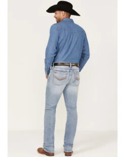 Cody James Men's Fandango Light Medium Wash Stretch Slim Straight Jeans -Western Cowboy Equipment Store 2000364919 413 P3