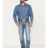 20X Wrangler Men's Mexia Light Wash Vintage Bootcut Stretch Denim Jeans -Western Cowboy Equipment Store 2000365074 412 P1