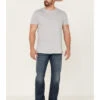 Moonshine Spirit Men's Corral Dust Medium Dark Wash Stretch Slim Straight Jeans -Western Cowboy Equipment Store 2000365378 415 P1
