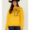 Paramount Network's Yellowstone Women's Yellowstone Lone Cowboy Mustard Graphic Hoodie -Western Cowboy Equipment Store 2000365391 702 P1