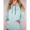 Kimes Ranch Women's Pique Sunrise Logo Hooded Pullover