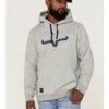 Kimes Ranch Men's TTL Heather Gray Logo Embroidered Hooded Sweatshirt -Western Cowboy Equipment Store 2000367375 070 P1