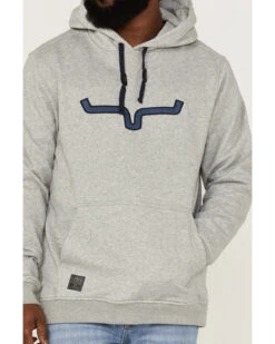 Kimes Ranch Men's TTL Heather Gray Logo Embroidered Hooded Sweatshirt 8 Kimes Ranch Men's TTL Heather Gray Logo Embroidered Hooded Sweatshirt -Western Cowboy Equipment Store 2000367375 070 P3