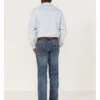 Rock & Roll Denim Men's Hooey Revolver Medium Wash Reflex Stretch Slim Straight Jeans -Western Cowboy Equipment Store 2000367639 203 P1