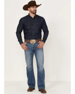 Rock & Roll Men's Vintage Medium Double Revolver Reflex Stretch Relaxed Bootcut Jeans -Western Cowboy Equipment Store 2000368869 414 P3