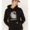 Carhartt Women's Rain Defender Relaxed Fit Midweight Logo Graphic Hoodie -Western Cowboy Equipment Store 2000370146 001 P1