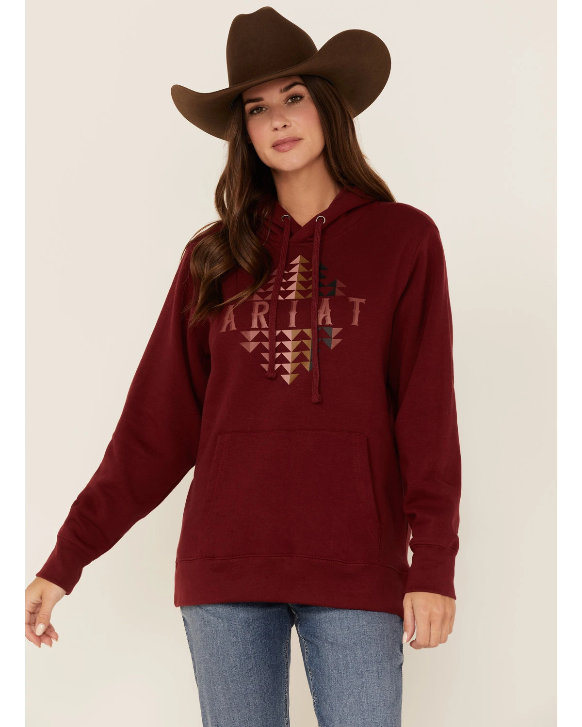 Ariat Women's R.E.A.L. Southwestern Beartooth Logo Graphic Hoodie 3 Ariat Women's R.E.A.L. Southwestern Beartooth Logo Graphic Hoodie