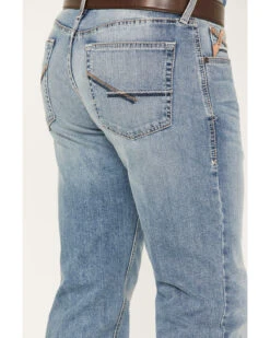 Ariat Men's M4 Orleans Abel Light Wash Stretch Relaxed Straight Jeans -Western Cowboy Equipment Store 2000371951 400 P4