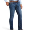 Ariat Men's M8 Kelton Bodine Medium Wash Modern Tek Stretch Slim Leg Jeans -Western Cowboy Equipment Store 2000371958 400 P1