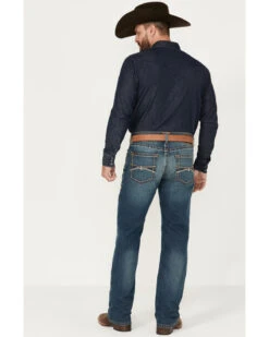 Ariat Men's M4 Cayman Ramos Medium Wash Relaxed Boot Stretch Denim Jeans -Western Cowboy Equipment Store 2000371981 400 P3