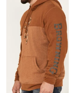 Browning Men's Camo Print Logo Peak Sweatshirt 8 Browning Men's Camo Print Logo Peak Sweatshirt -Western Cowboy Equipment Store 2000373280 280 P3