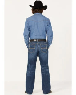 Cinch Men's Grant Medium Wash Relaxed Bootcut Performance Jeans 8 Cinch Men's Grant Medium Wash Relaxed Bootcut Performance Jeans -Western Cowboy Equipment Store 2000373442 402 P3