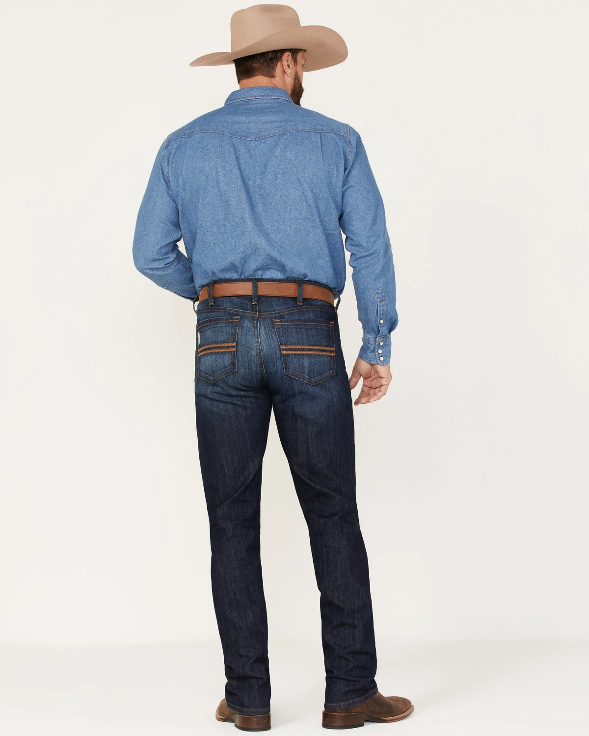 Cinch Men's Silver Label Dark Wash Slim Straight Performance Jeans 5 Cinch Men's Silver Label Dark Wash Slim Straight Performance Jeans - Image 3