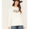 Ariat Women's Metallic Embroidered Logo Hoodie -Western Cowboy Equipment Store 2000374279 100 P1