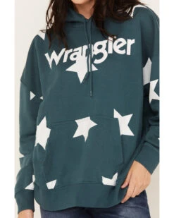 Wrangler Retro Women's Starry Logo Hoodie -Western Cowboy Equipment Store 2000374542 442 P3