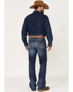 Rock 47 By Wrangler Slim Fit Bootcut Stretch Denim Jeans 8 Rock 47 By Wrangler Slim Fit Bootcut Stretch Denim Jeans -Western Cowboy Equipment Store 2000374574 415 P3