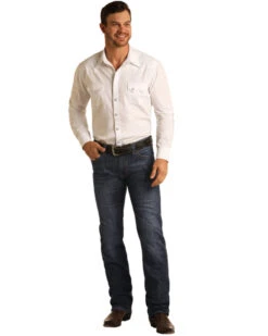 Rock & Roll Denim Men's Reflex Revolver Stretch Slim Straight Jeans -Western Cowboy Equipment Store 2000374799 400 P3