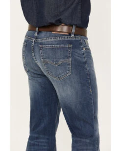 Rock & Roll Denim Men's Dale Brisby Double Barrel Medium Wash Relaxed Straight Vintage '46 Jeans -Western Cowboy Equipment Store 2000375476 414 P2