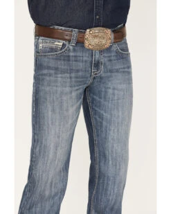 Rock & Roll Denim Men's Pistol Medium Vintage Wash Straight Jeans -Western Cowboy Equipment Store 2000375481 414 P4