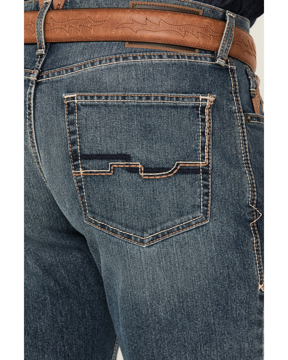 Ariat Men's M4 Relaxed Silvano Straight Denim Jeans 6 Ariat Men's M4 Relaxed Silvano Straight Denim Jeans - Image 4