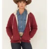 Ariat Women's R.E.A.L Sherpa Full Zip Sweatshirt Hoodie -Western Cowboy Equipment Store 2000377718 640 P1