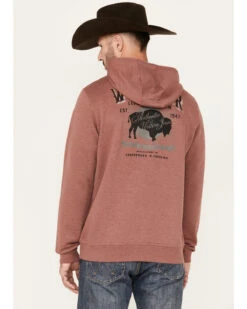 Wrangler Men's Buffalo Pullover Hooded Sweatshirt -Western Cowboy Equipment Store 2000378472 640 P4