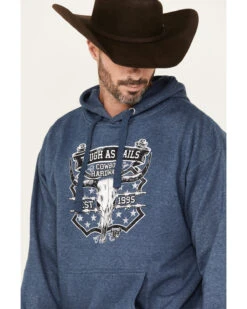 Cowboy Hardware Men's Tough As Nails Skull Graphic Hooded Sweatshirt -Western Cowboy Equipment Store 2000378838 400 P3