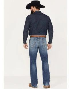 Cinch Men's Ian Medium Stonewash Slim Boot Performance Stretch Denim -Western Cowboy Equipment Store 2000380103 402 P3