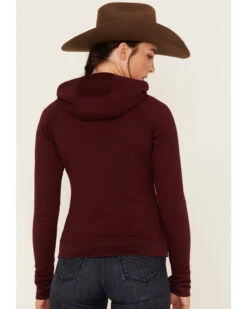 RANK 45 Women's Technical Waffle Knit Hooded Top 9 RANK 45 Women's Technical Waffle Knit Hooded Top -Western Cowboy Equipment Store 2000380740 640 P4