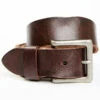 Brother & Sons Men's Brown Crimped Leather Belt -Western Cowboy Equipment Store 2000381516 200 P1
