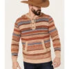 Pendleton Men's Medallion Striped Hooded Pullover 1 Pendleton Men's Medallion Striped Hooded Pullover -Western Cowboy Equipment Store 2000383572 280 P1