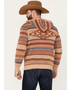 Pendleton Men's Medallion Striped Hooded Pullover -Western Cowboy Equipment Store 2000383572 280 P4