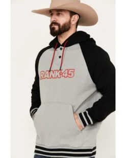 RANK 45 Men's Color Block Challenger Hooded Pullover -Western Cowboy Equipment Store 2000383809 020 P2