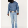 Wrangler Retro Men's 77MWZ Codigo Light Wash Slim Boot Stretch Denim Jeans -Western Cowboy Equipment Store 2000384266 400 P1