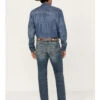 Rock & Roll Denim Men's Revolver Medium Vintage Wash Slim Straight Reflex Denim Jeans 1 Rock & Roll Denim Men's Revolver Medium Vintage Wash Slim Straight Reflex Denim Jeans -Western Cowboy Equipment Store 2000386198 414 P1