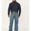 Rock & Roll Denim Men's Double Barrel Medium Wash Relaxed Straight Jeans -Western Cowboy Equipment Store 2000386202 414 P1