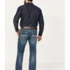 Rock & Roll Denim Men's Pistol Medium Vintage Wash Bootcut Reflex Denim Jeans 1 Rock & Roll Denim Men's Pistol Medium Vintage Wash Bootcut Reflex Denim Jeans -Western Cowboy Equipment Store 2000386203 414 P1