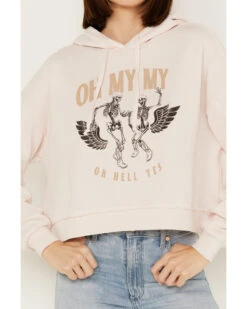 Cleo + Wolf Women's Oh My My Cropped Hoodie -Western Cowboy Equipment Store 2000386287 661 P3